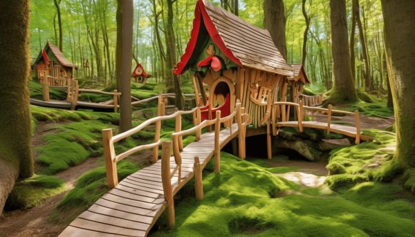 Jouez en famille au parc bois des lutins à Diémoz